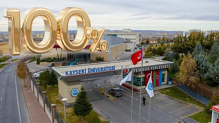 Kayseri Üniversitesi rekor kırdı: Vekil Özsoy ''Öğrencilerin gözdesi oldu'' diyerek işaret etti