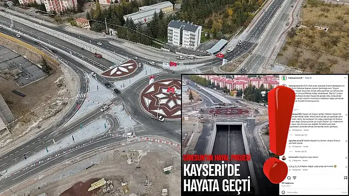 Kayseri yaptı, Türkiye konuşuyor! Giresun'un hayali şehrimizde gerçeğe dönüştü