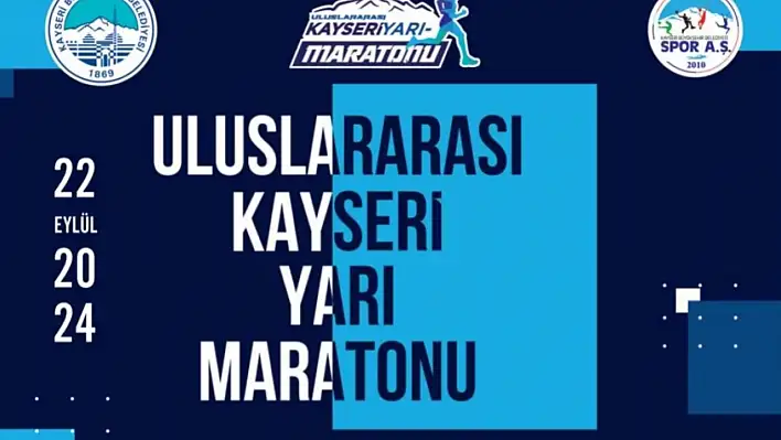 Kayseri Yarı Maratonu programı belli oldu!