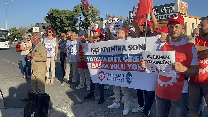 Kayseri Yataş'ta direniş büyüyor: DİSK Yataş işçileri için sahada!