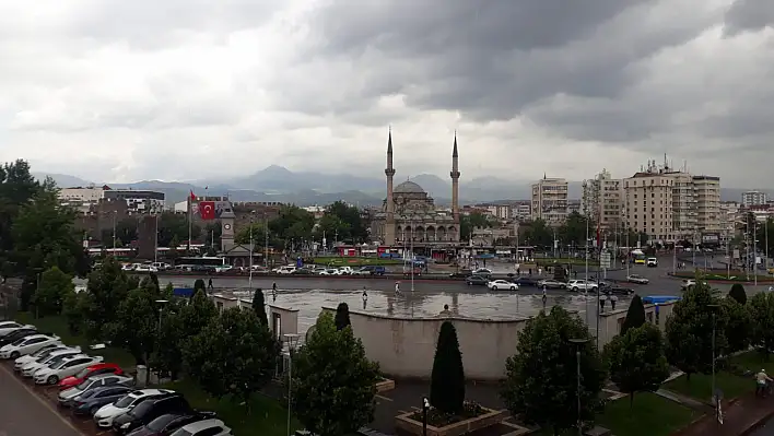 Kayseri'ye beklenen yağmur geldi!