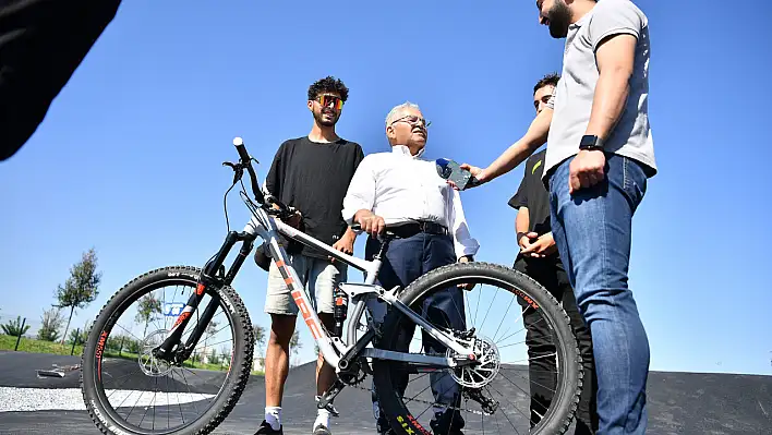 Kayseri'ye BMX parkuru çalışmalarına yakın takip