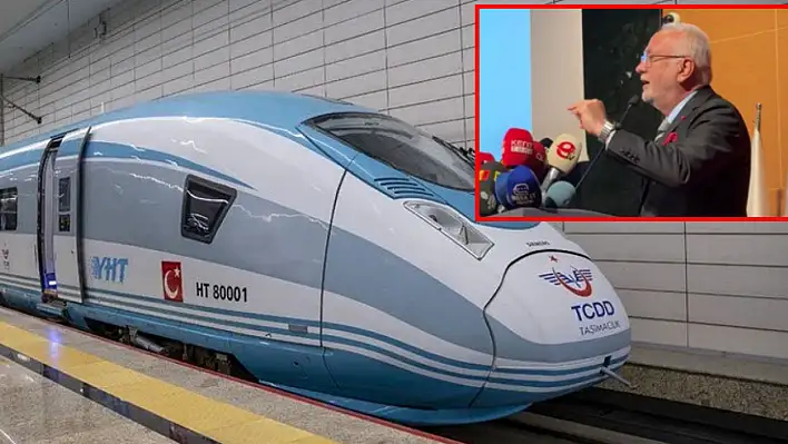 Kayseri'ye hızlı tren geliyor - Yetkili isim tarihi açıkladı!