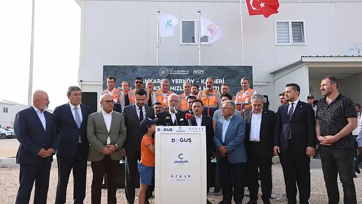 Kayseri Yüksek Hızlı Tren projesinde son durum: İnecelemeler yapıldı