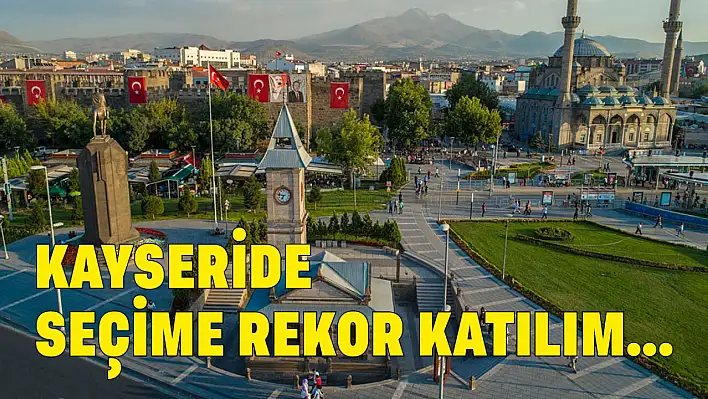 Seçime rekor katılım