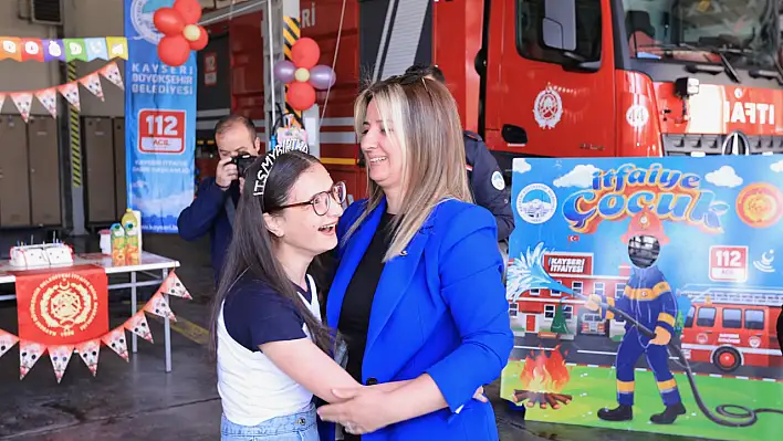 Kayserili Aleyna'nın hayali doğum günü sürprizi ile gerçekleşti!