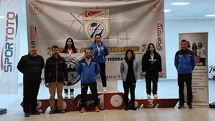 Kayserili sporcular, Havalı Silahlar Kupası'nda büyük başarı elde etti