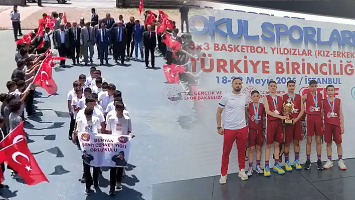 Kayserili devlet okulu kolejleri geride bıraktı - Türkiye şampiyonu oldu!