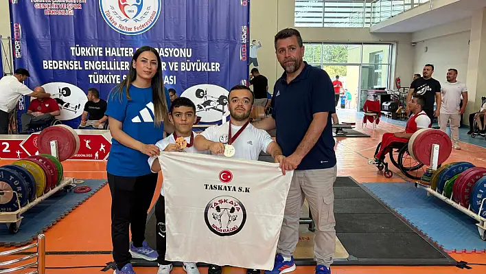 Kayserili haltercilerden iki altın madalya