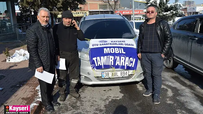 Kayserili Sanayicilerden deprem bölgesine araç tamir ve bakım ekibi