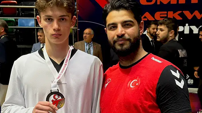 Kayserili sporcu Türkiye 3. oldu