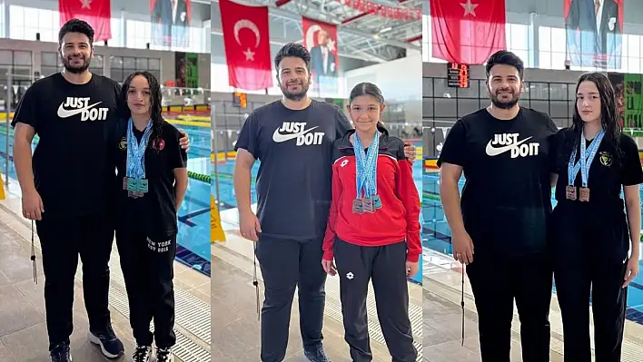 Kayserili sporculara Sivas'ta madalya yağmuru!