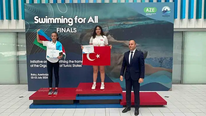 Kayserili sporcular Azerbaycan'a damga vurdular