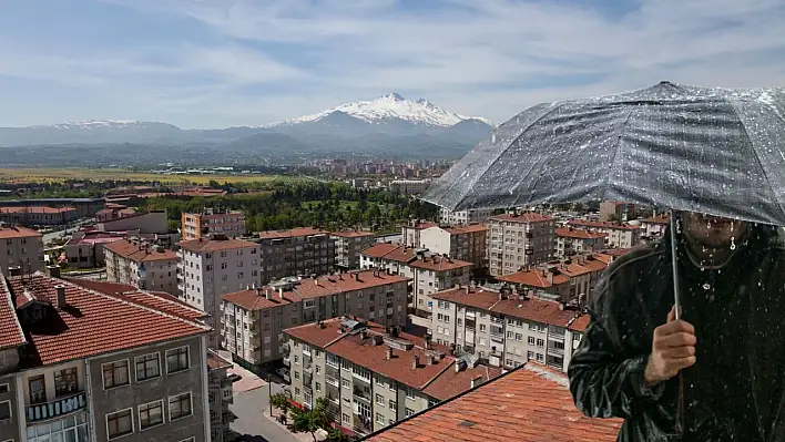 Kayserililer müjde: Yağmur geliyor!