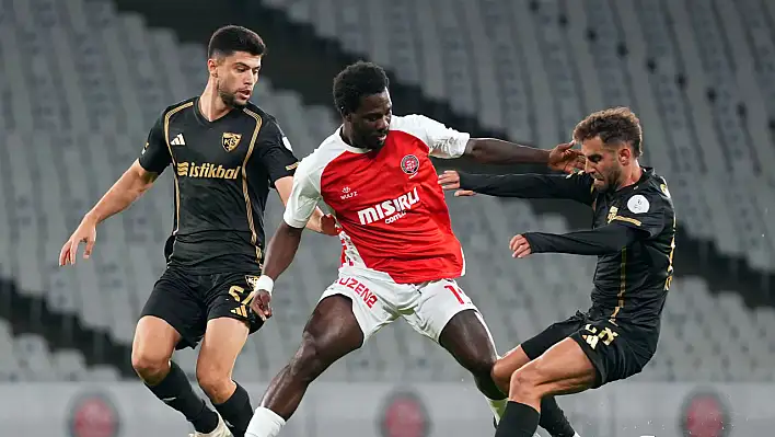 Kayserispor 3 puanı elinden kaçırdı! Onugkha attı ama yetmedi