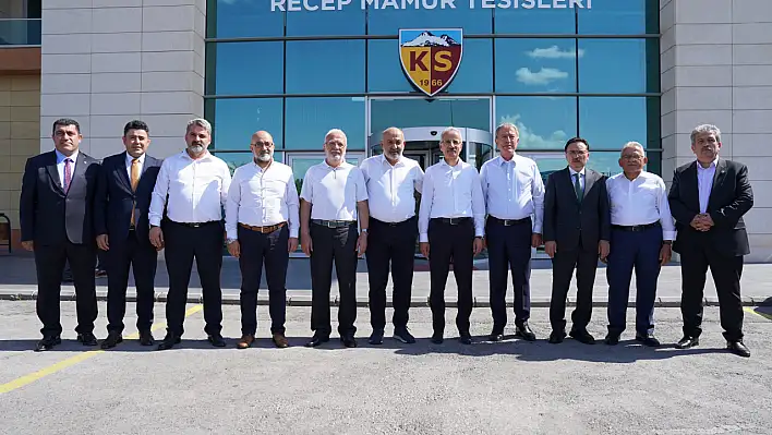 Kayserispor'a heyecanlandıran ziyaret!