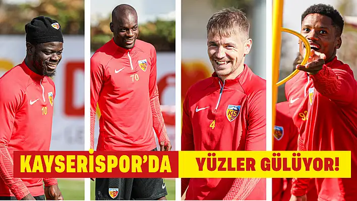 Kayserispor'da yüzler gülüyor