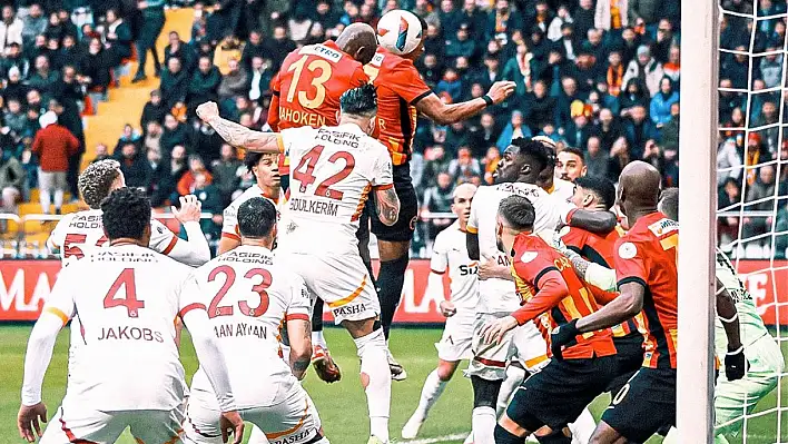 Galatasaray, Kayseri'de 3 sezon sonra galip geldi