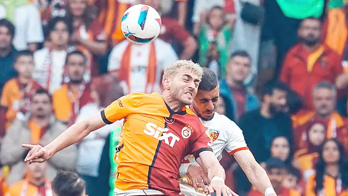 Kayserispor-Galatasaray maçında futbolun görünmeyen yüzü yaşandı!