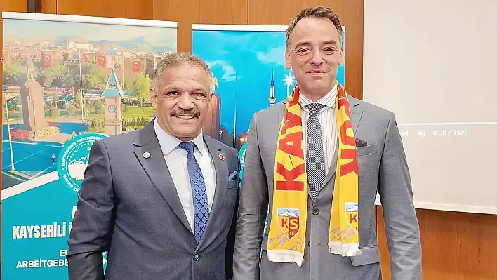 Kayserispor gururu Avrupa'ya taştı: Ali Hızar'dan destek mesajı