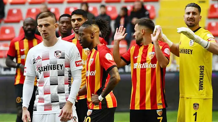 Kayserispor ile Gaziantep 10. kez karşı karşıya gelecek