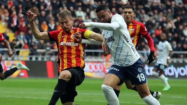 Kayserispor, Kaloğlu ile ilk kez kaybetti