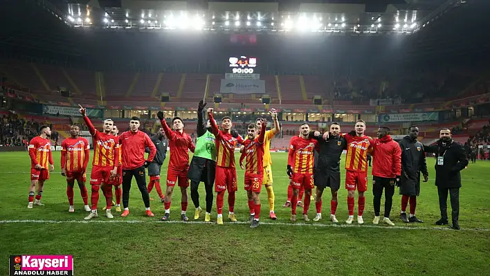 Kayserispor son 5 sezonun en iyi ilk yarı performansını sergiledi