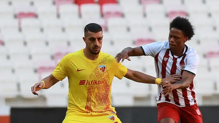 Kayserispor son hazırlık maçını Sivasspor ile yaptı (2-2)