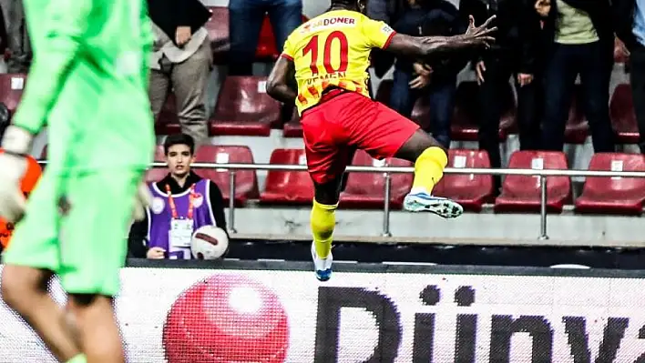 Kayserispor'un Kamerunlu oyuncusu ilk golünü attı