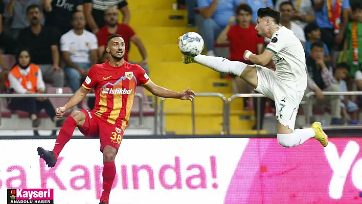 Kayserispor'un maçı var