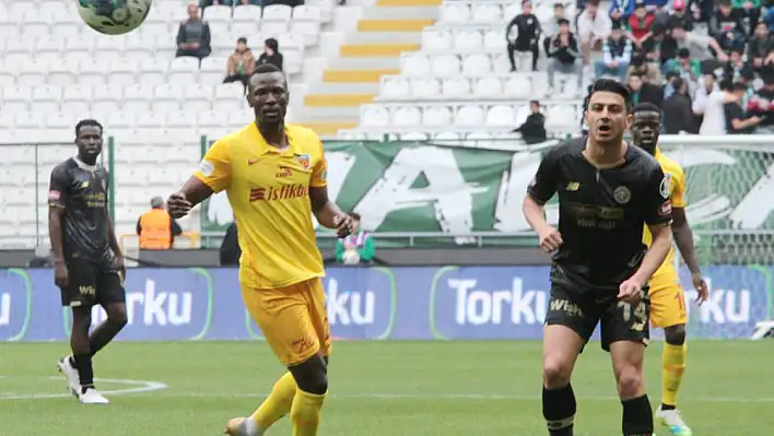 Kayserispor'un şansı tutmuyor