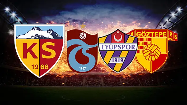 Kayserispor'un Trabzon, Eyüp ve Göztepe maçlarının tarihleri belli oldu