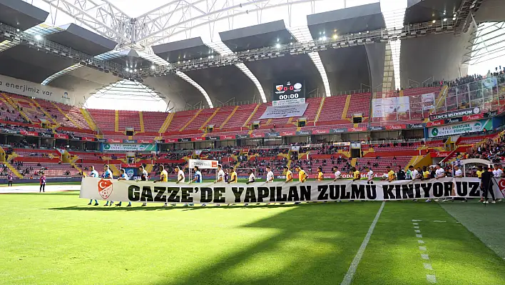 Kayserispor ve Çaykur Rizespor, Gazze'ye Destek Verdi