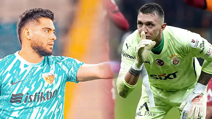 Kayserisporlu Bilal Bayazit Galatasaraylı Fernando Muslera'yı bakın nasıl geride bıraktı?