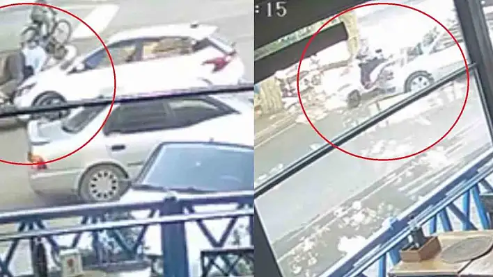 Bir ay içinde aynı motosikletliye ikinci defa otomobil çarptı