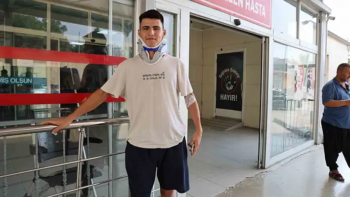 Kapı açıldı, araçtan atladı: Kazazede genç o anları anlattı