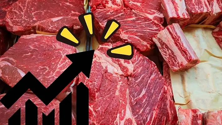 Kırmızı et altınla yarışıyor! Kayseri'de fiyatlar el yakıyor