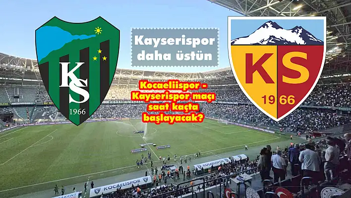 Kocaelispor - Kayserispor maçında çarpıcı ayrıntı!