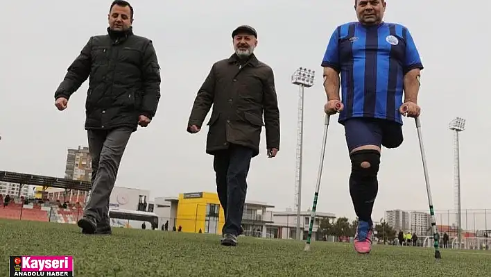 Kocasinan Belediyesi'nin Ampute Futbol takımı'nda hedef şampiyonluk