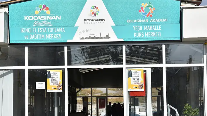 Kocasinan'da bağışlanan eşyalar yeniden değer kazanıyor!