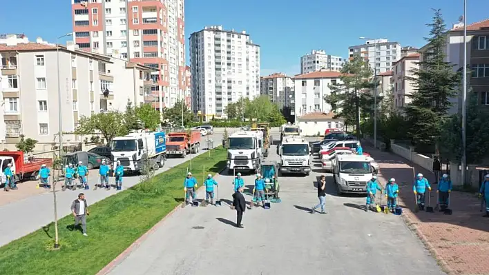 Kocasinan'da temizlik seferberliği başladı