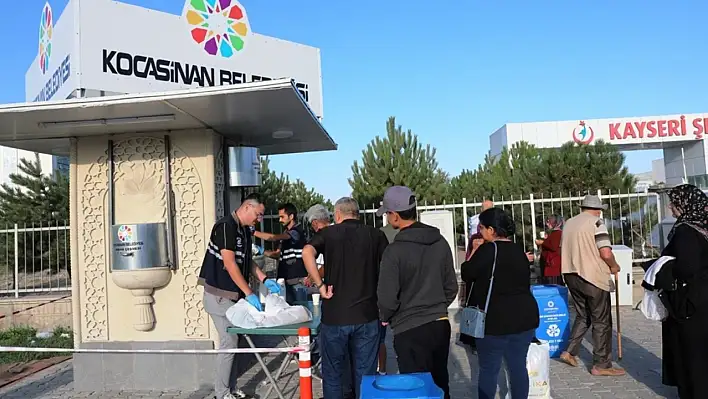 Kocasinan'ın ikram çeşmesi gönülleri ısıtıyor