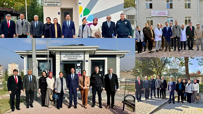 Kocasinan Kaymakamı Ermiş'ten mahallelere ziyaret!