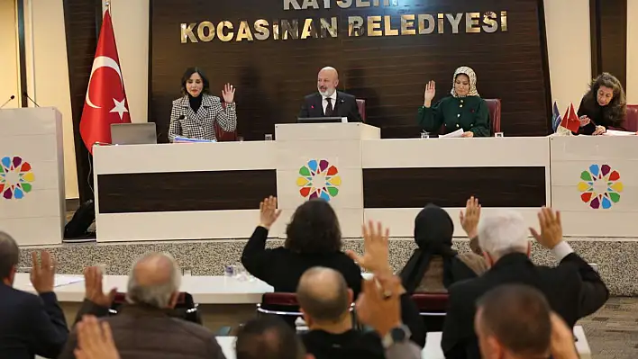 Kocasinan'da Yeni Yılın İlk Toplantısında 25 Gündem Maddesi Görüşüldü