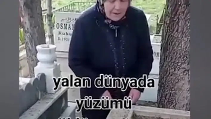 Kocasının mezarı başında söyledikleri şok etti