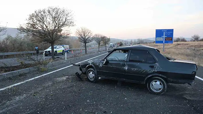 Nevşehir'de akıl almaz kaza: Tofaş takla attı, sürücü ağır yaralı