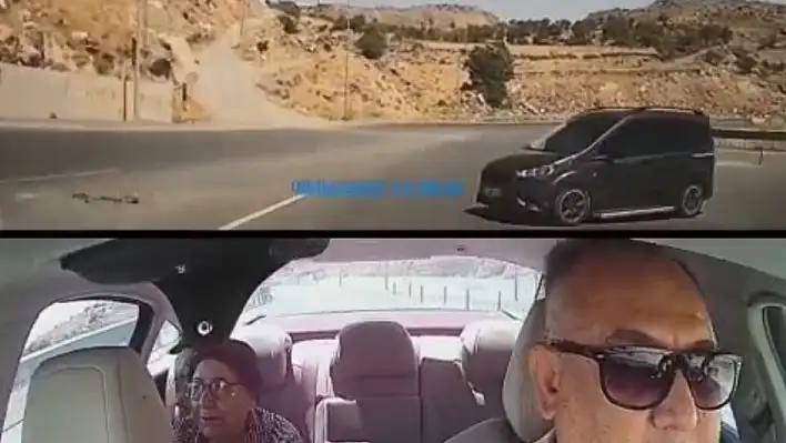 Kayseri'de kontrolsüz yola çıktı: Kaza yaptı! O anlar aracın kameralarına yansıdı