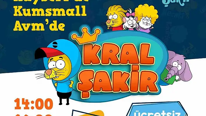 Kral Şakir KUMSmall AVM'ye geliyor