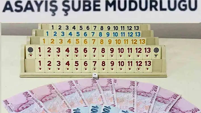 Kumar oynayan 5 kişiye  36 bin 998 TL ceza!