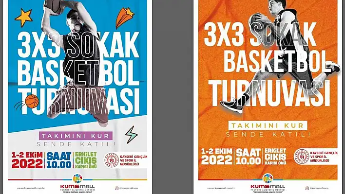 3x3 Basketbol Turnuvası KUMSmall'da başlıyor